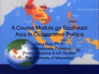 A Course Module on Southeast Asia in Comparative Politics