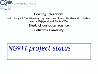 NG911 project status