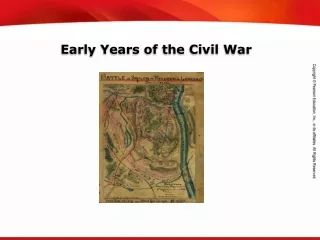 Early Years of the Civil War