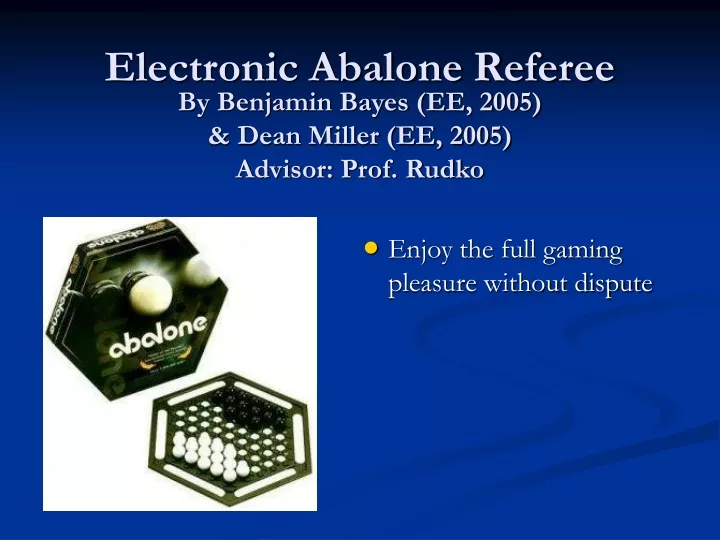 electronic abalone referee