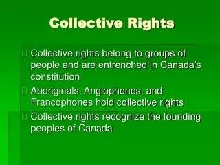 Collective Rights