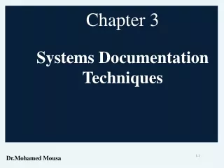 Chapter 3 Systems Documentation Techniques