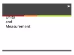 Units and Measurement in Science - slide 1