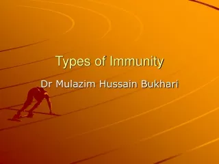 Types of Immunity
