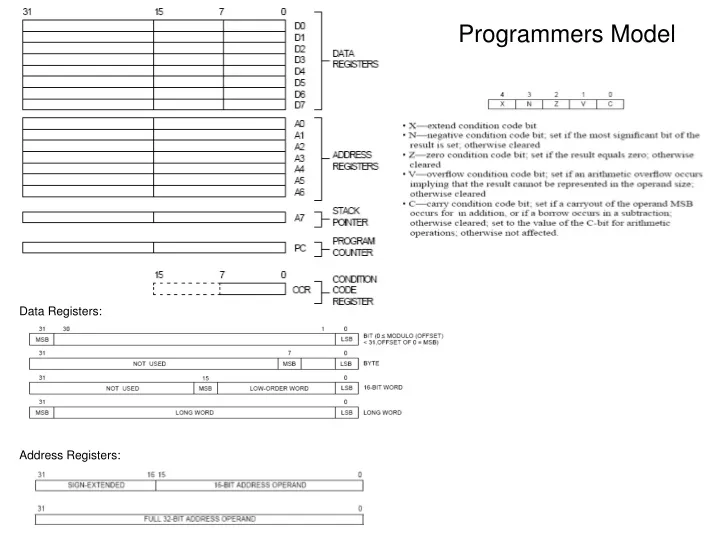 programmers model