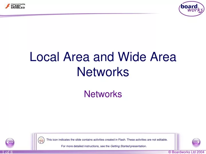 local area and wide area networks