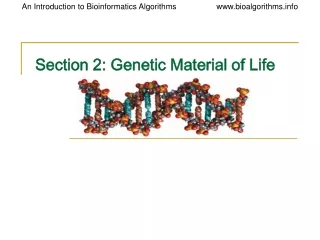 Section 2: Genetic Material of Life