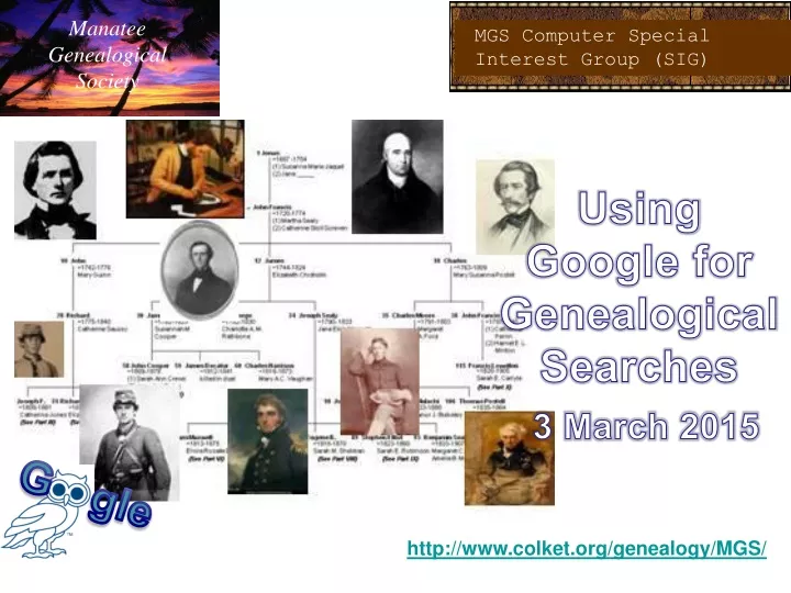 using google for genealogical searches 3 march 2015