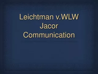 Leichtman v.WLW Jacor Communication