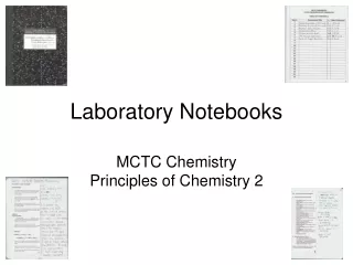 Laboratory Notebooks