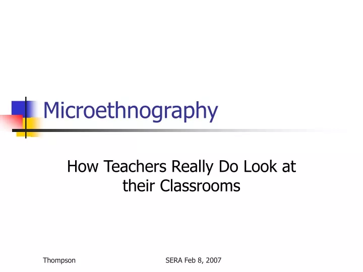 microethnography
