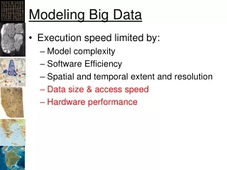 Modeling Big Data