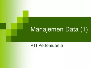 Manajemen Data (1)