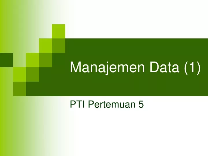 manajemen data 1