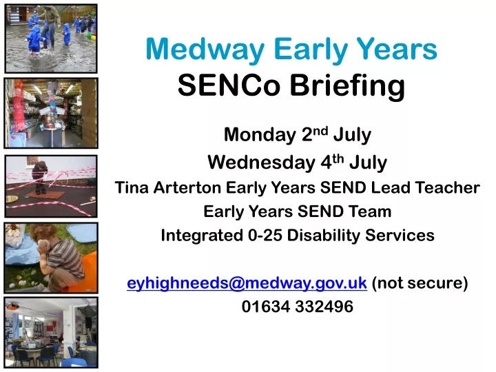 medway early years senco briefing