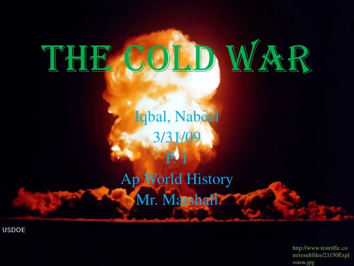 the cold war