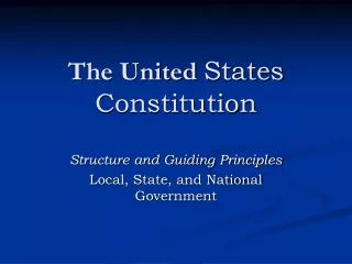 The United  States Constitution