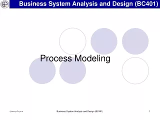Process Modeling