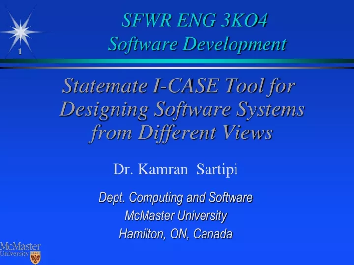 sfwr eng 3ko4 software development