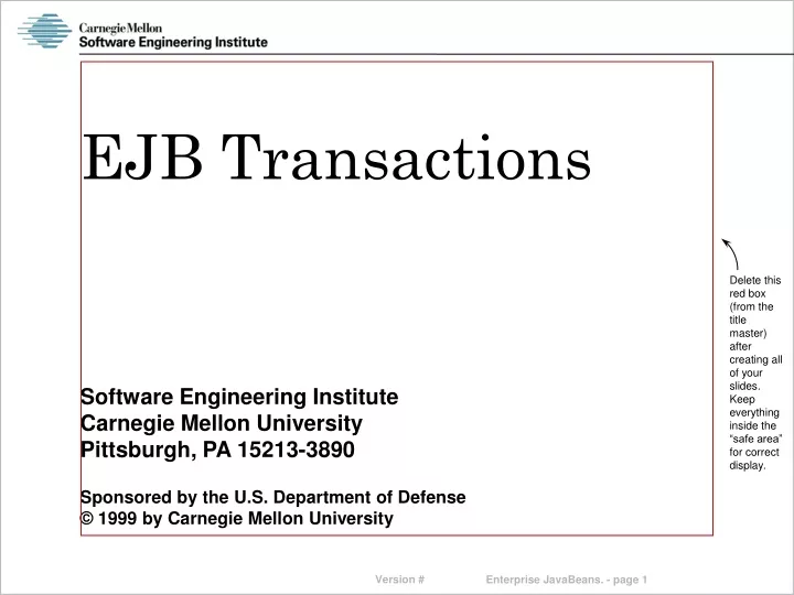 ejb transactions