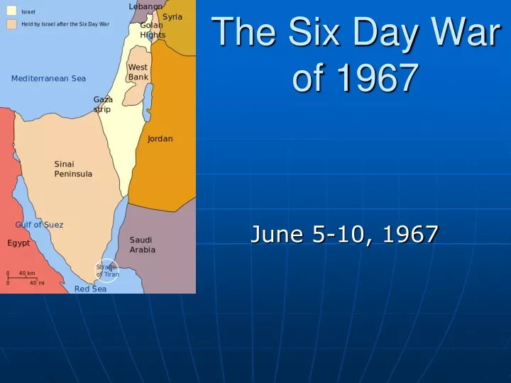 the six day war of 1967