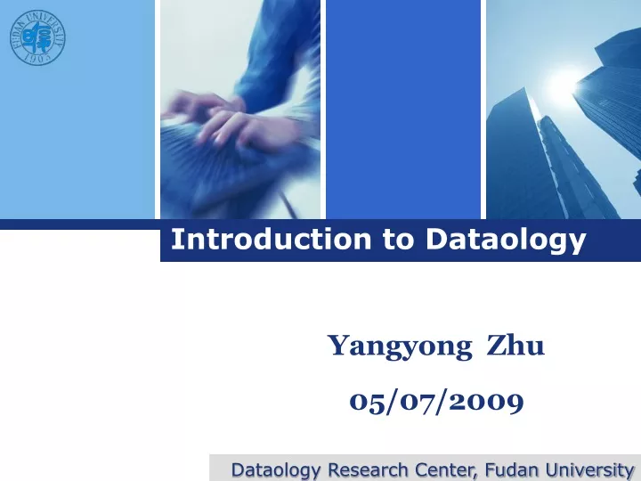 introduction to dataology
