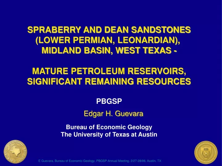 spraberry and dean sandstones lower permian