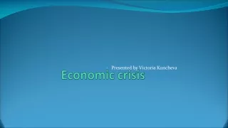 Economic crisis