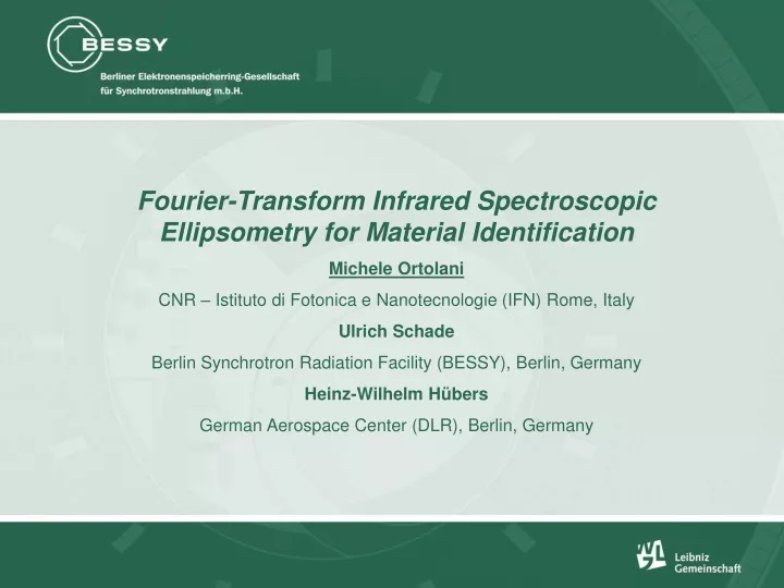 fourier transform infrared spectroscopic