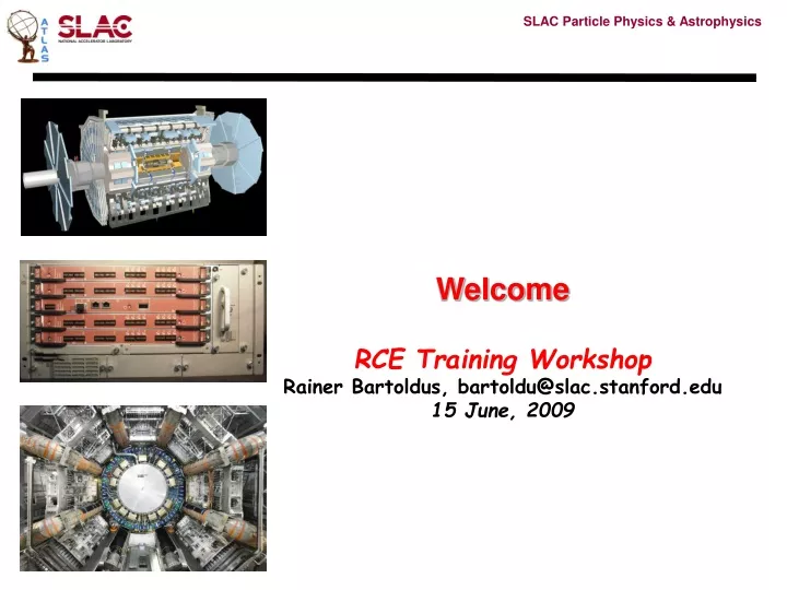 welcome rce training workshop rainer bartoldus