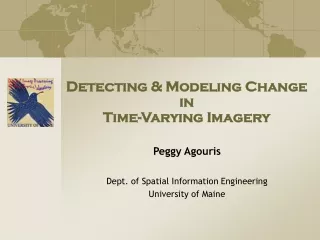 Detecting &amp; Modeling Change in  Time-Varying Imagery