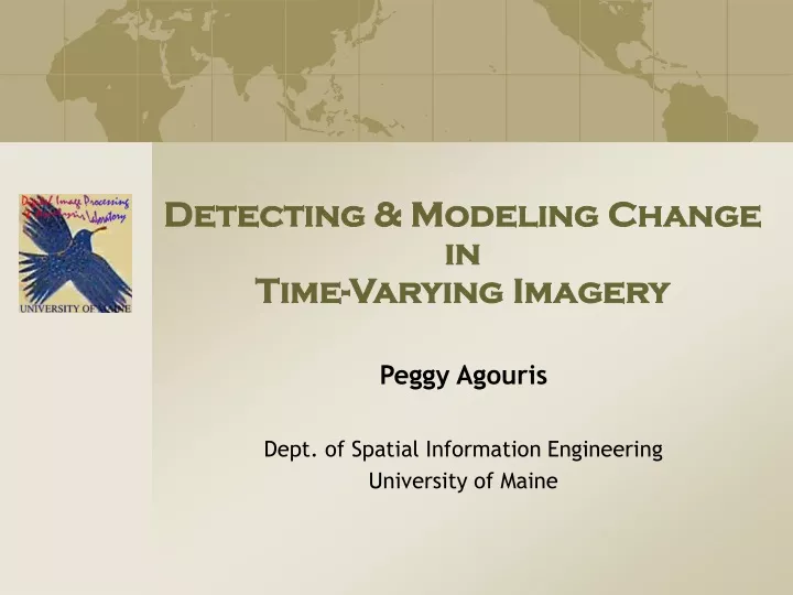 detecting modeling change in time varying imagery