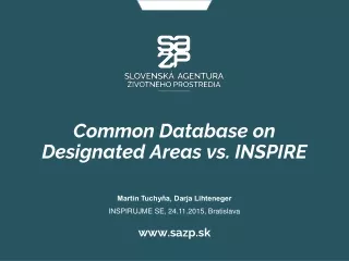 Common Database on Designated Areas vs. INSPIRE