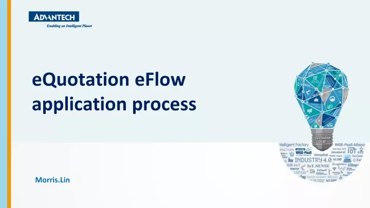 equotation eflow application process