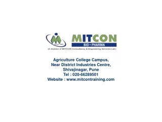 Agriculture College Campus,  Near District Industries Centre,  Shivajinagar, Pune