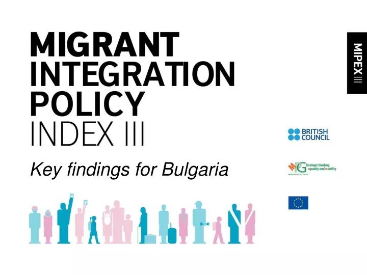 key findings for bulgaria