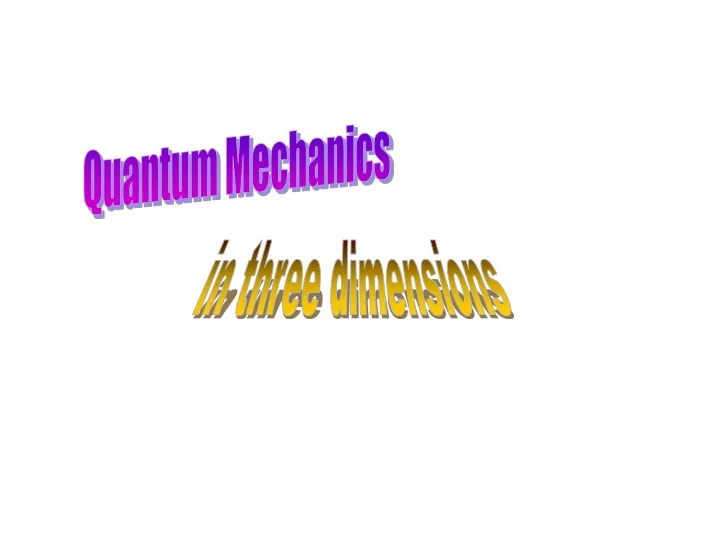 quantum mechanics