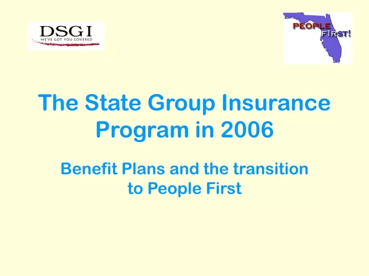 the state group insurance program in 2006