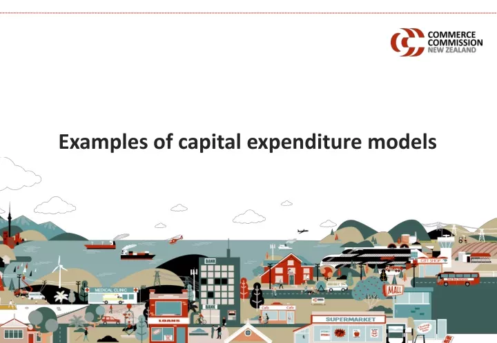 examples of capital expenditure models