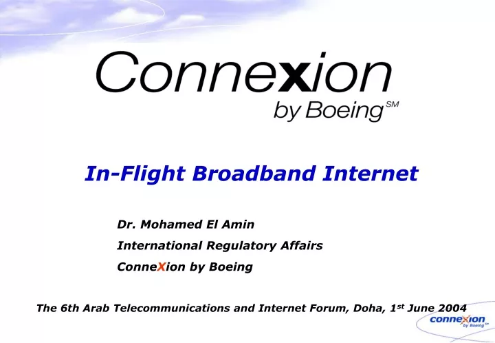 in flight broadband internet dr mohamed el amin