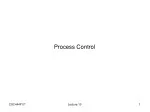 Process Control Lecture 10: Documenting Process Steps - slide 1