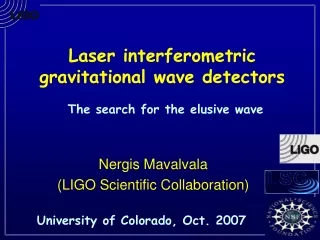 Laser interferometric gravitational wave detectors