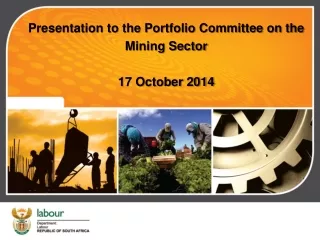 Presentation to the Portfolio Committee on the  Mining Sector 17 October 2014