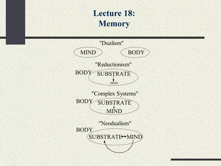 lecture 18 memory