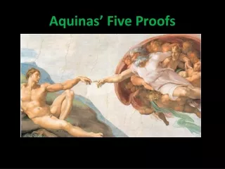 Aquinas’ Five Proofs