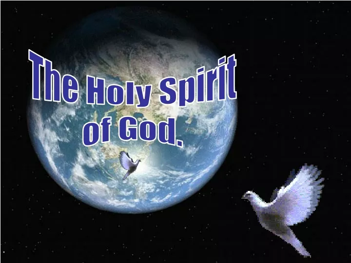 the holy spirit of god