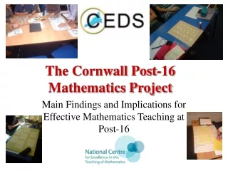 The Cornwall Post-16 Mathematics Project
