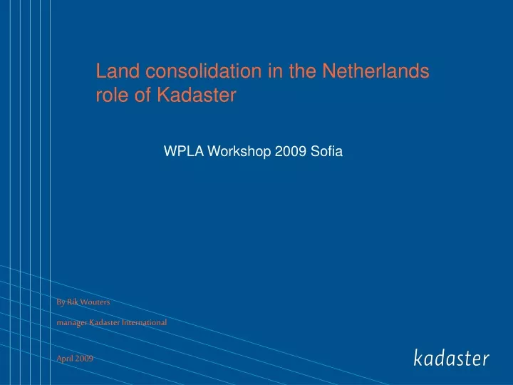 land consolidation in the netherlands role