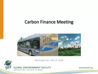 Carbon Finance Meeting