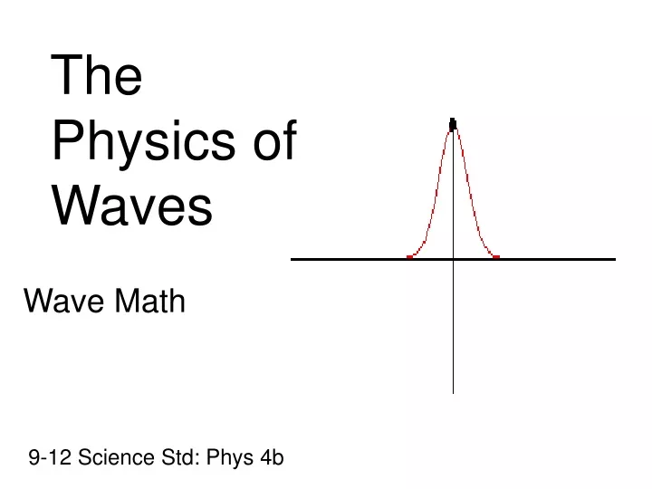 the physics of waves
